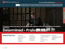 Tablet Screenshot of bernheimlawyers.com